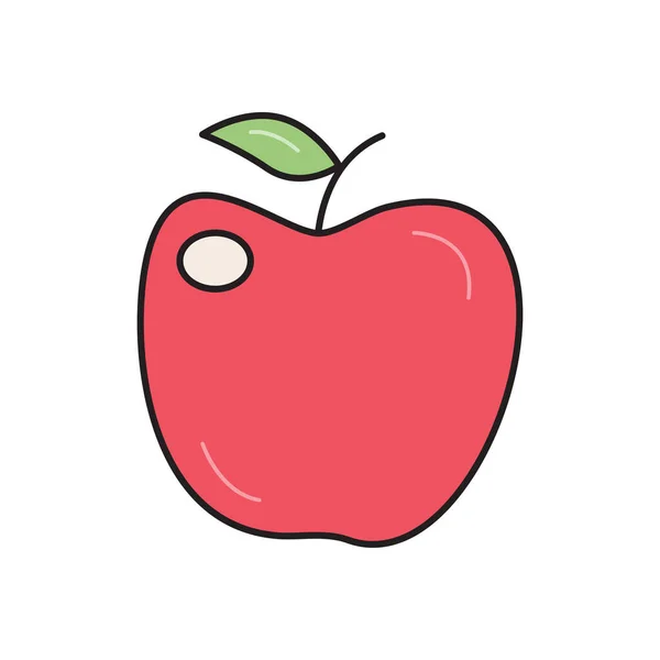 Apple Vector Illustration Transparent Background Premium Quality Symbols Vector Line — 스톡 벡터