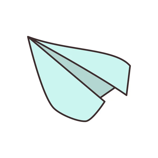 Paper Plane Vector Illustration Transparent Background Premium Quality Symbols Vector — Image vectorielle