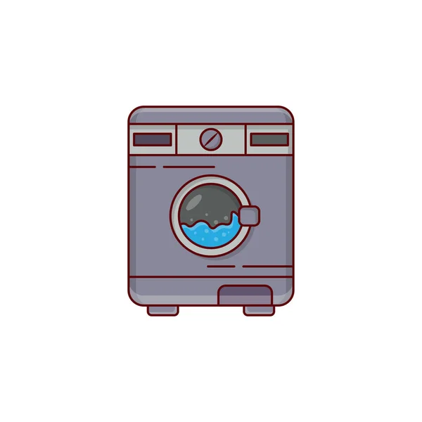 Washing Machine Vector Illustration Transparent Background Premium Quality Symbols Vector — Wektor stockowy