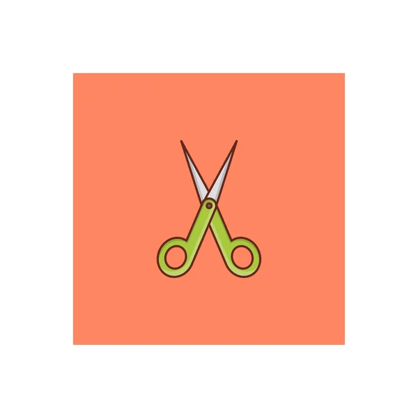 Scissor Vector Illustration Transparent Background Premium Quality Symbols Vector Line — ストックベクタ