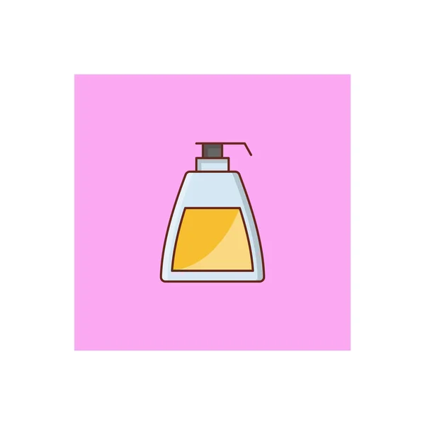 Illustrazione Vettoriale Shampoo Uno Sfondo Trasparente Simboli Qualità Premium Icona — Vettoriale Stock