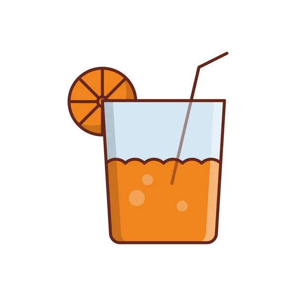 Orangensaft Vektor Illustration Auf Einem Transparenten Hintergrund Premium Qualität Symbols — Stockvektor