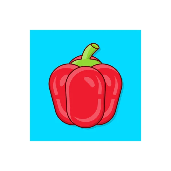 Capsicum Vector Illustratie Een Transparante Achtergrond Premium Kwaliteit Symbols Vector — Stockvector