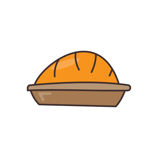 Croissant Vector Illustration Transparent Background Premium Quality Symbols Vector Line — 스톡 벡터