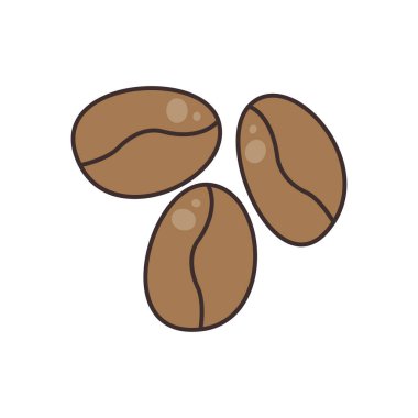 Saydam bir arkaplan üzerinde kahve vektörü çizimi. Premium kalite semboller. Konsept ve grafik tasarım için vektör çizgisi düz simgesi.