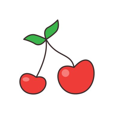 Şeffaf bir arkaplan üzerinde böğürtlen vektör çizimi. Konsept ve grafik tasarım için vektör çizgisi düz simgesi..