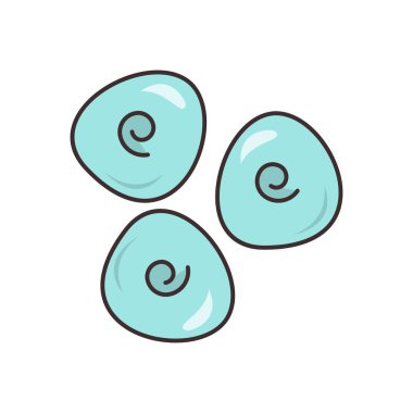 Saydam bir arkaplanda toplar vektör çizimi. Konsept ve grafik tasarım için birinci sınıf kalite semboller..