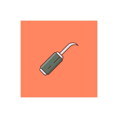 Şeffaf bir arkaplanda vektör çizimi sondajı. Konsept ve grafik tasarımı için birinci sınıf kalite semboller.. 