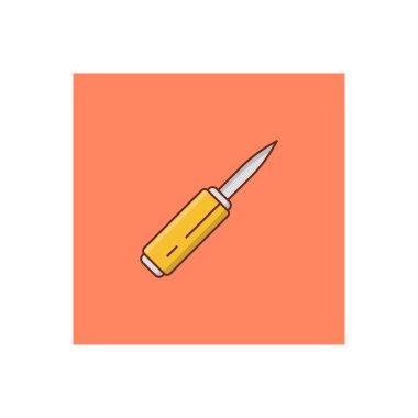 Şeffaf bir arkaplan üzerinde dişçi araçları vektör illüstrasyonu. Konsept ve grafik tasarım için vektör çizgisi düz simgesi..