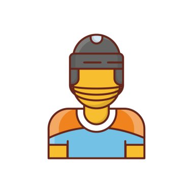 Şeffaf bir arkaplan üzerinde oyuncu vektör çizimi. Konsept ve grafik tasarımı için birinci sınıf kalite semboller..