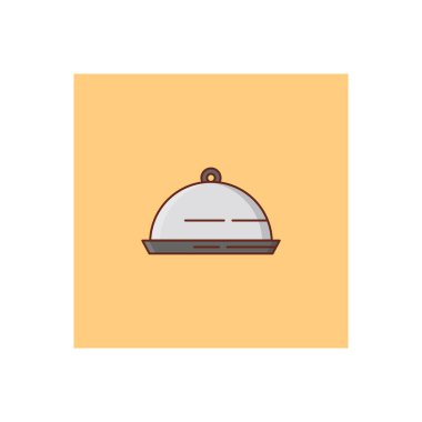 Şeffaf bir arkaplan üzerinde çanak vektör çizimi. Konsept ve grafik tasarımı için birinci sınıf kalite semboller..