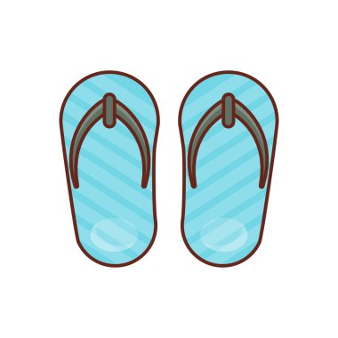 Saydam bir arkaplanda flop vektör çizimi. Konsept ve grafik tasarımı için vektör çizgisi düz simgesi. 