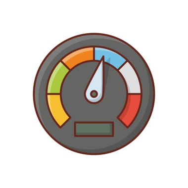 Saydam bir arkaplan üzerinde metre vektör illüstrasyonu. Konsept ve grafik tasarımı için birinci sınıf kalite semboller.. 