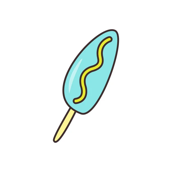 Popsicle Векторні Ілюстрації Прозорому Фоні Преміум Якості Символів Векторна Плоска — стоковий вектор