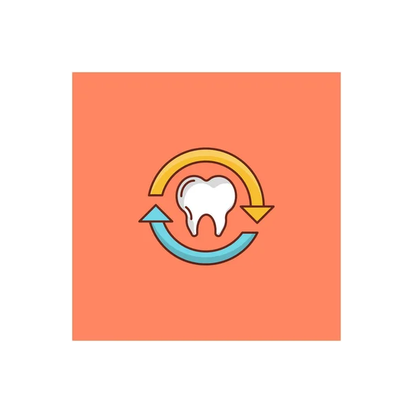 Teeth Clean Vector Illustration Transparent Background Premium Quality Symbols Vector — 스톡 벡터