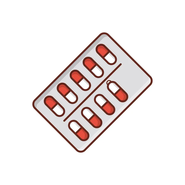 Capsule Vector Illustration Transparent Background Premium Quality Symbols Vector Line — Stock Vector