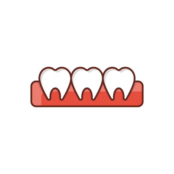 Teeth Vector Illustration Transparent Background Premium Quality Symbols Vector Line — Image vectorielle