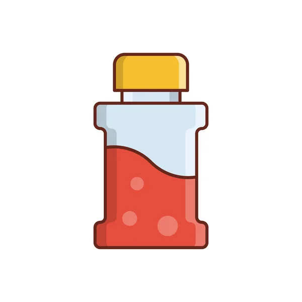 Blood Bottle Vector Illustration Transparent Background Premium Quality Symbols Vector — 스톡 벡터