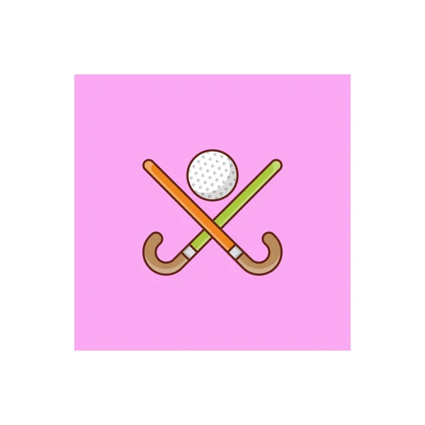 Illustration Vectorielle Hockey Sur Fond Transparent Symboles Qualité Supérieure Icône — Image vectorielle