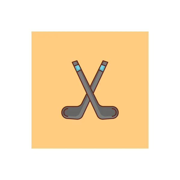 Хокей Векторні Ілюстрації Прозорому Фоні Символи Якості Премій Векторна Плоска — стоковий вектор