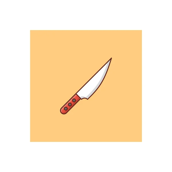 Knife Vector Illustration Transparent Background Premium Quality Symbols Vector Line — стоковый вектор