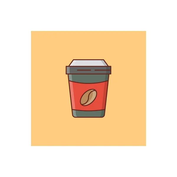 Coffee Vector Illustration Transparent Background Premium Quality Symbols Vector Line — Vetor de Stock