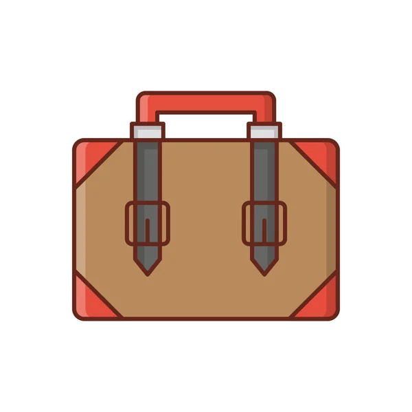 Luggage Vector Illustration Transparent Background Premium Quality Symbols Vector Line — Διανυσματικό Αρχείο