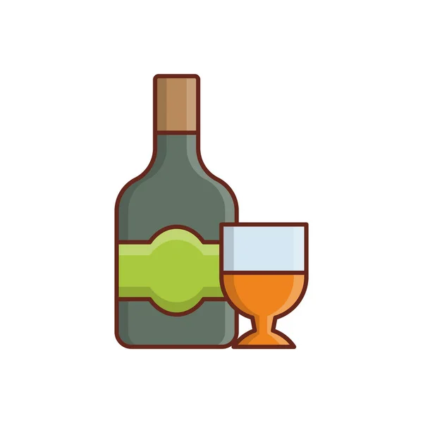 Bottle Vector Illustration Transparent Background Premium Quality Symbols Vector Line — ストックベクタ