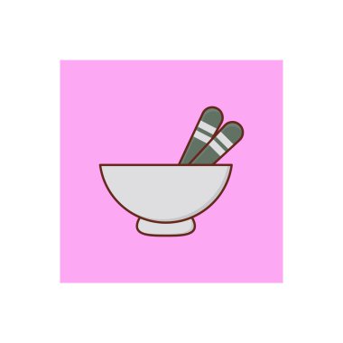 Saydam bir arkaplan üzerinde otel vektörü illüstrasyonu. Konsept ve grafik tasarımı için vektör çizgisi düz simgesi.. 