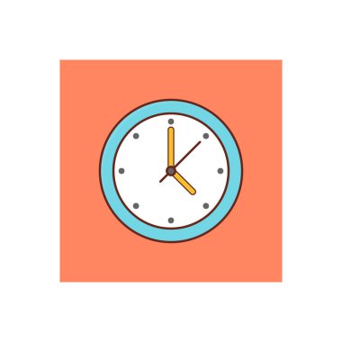 Şeffaf bir arkaplanda zaman vektör illüstrasyonu. Konsept ve grafik tasarımı için birinci sınıf kalite semboller.. 