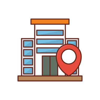 Şeffaf bir arkaplan üzerinde konum vektör çizimi. Konsept ve grafik tasarım için birinci sınıf kalite semboller..