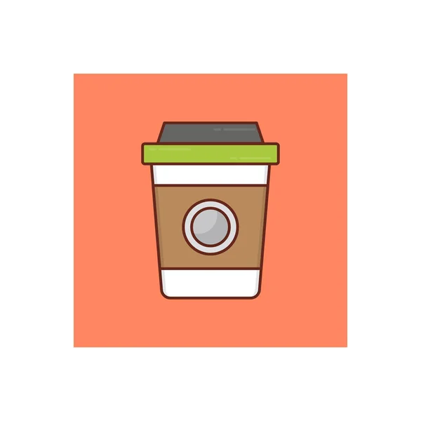 Ilustracja Wektora Kawy Przejrzystym Tle Premium Jakości Symbols Vector Linia — Wektor stockowy