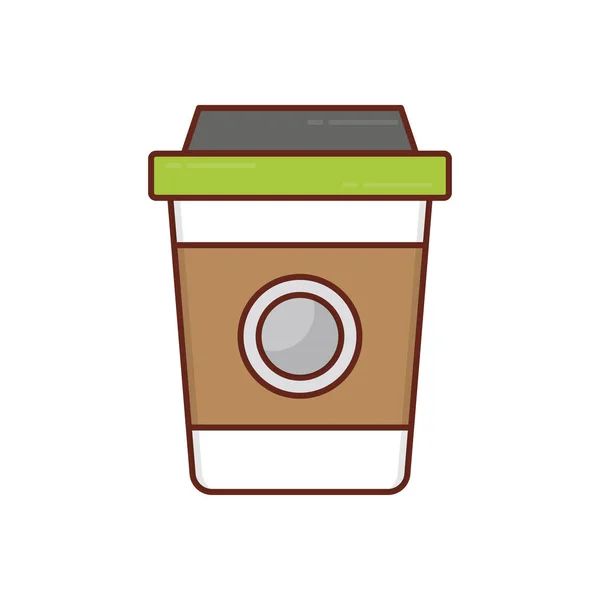 Coffee Vector Illustration Transparent Background Premium Quality Symbols Vector Line — Stockvektor