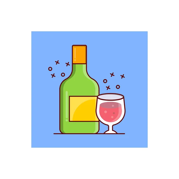 Drink Vector Illustration Transparent Background Premium Quality Symbols Vector Line — Vector de stock