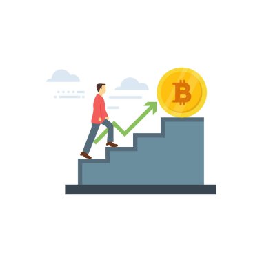 Çocuk Bitcoin 'e doğru gidiyor..