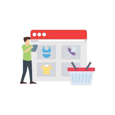 Çocuk internetten alışveriş yapıyor..