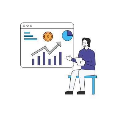 Çocuk bir web sayfası üzerinde çalışıyor..