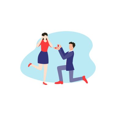 Çocuk yüzüklü kıza evlenme teklif etti..