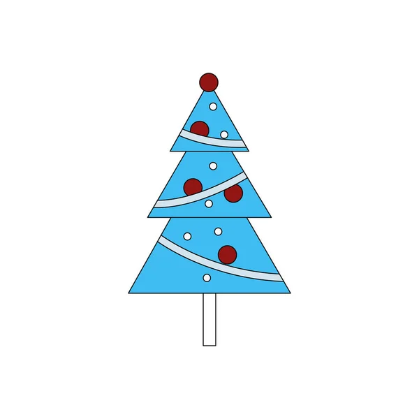 Αυτό Είναι Χριστουγεννιάτικο Δέντρο — Διανυσματικό Αρχείο