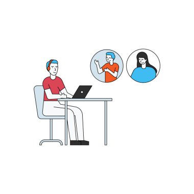 Müşteriler destek merkezini arar..