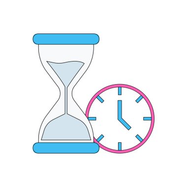 Bir bardak kum ve zaman var..