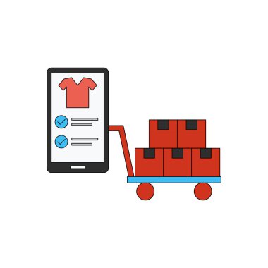 Bu bir teslimat arabası..