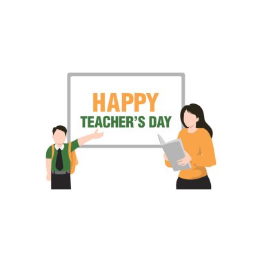 Öğrenci ve öğretmen ayakta..