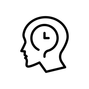 Şeffaf bir arkaplanda zaman vektör çizelgesi. Premium kalite sembolleri. Konsept ve grafik tasarım için ince çizgi simgesi.