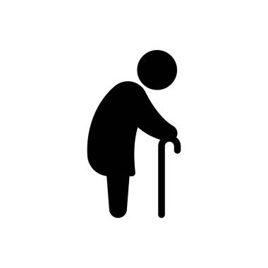 Saydam bir arkaplan üzerinde insan vektör illüstrasyonu. Konsept ve grafik tasarım simgeleri için kaliteli semboller..