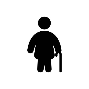 Saydam bir arkaplan üzerinde insan vektör illüstrasyonu. Konsept ve grafik tasarım simgeleri için kaliteli semboller..