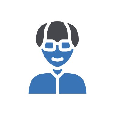 Şeffaf bir arkaplan üzerinde kişi vektör illüstrasyonu. Konsept ve grafik tasarım için mükemmel kalite sembolleri..