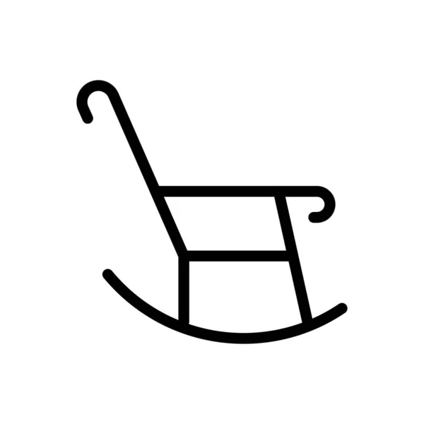 Illustration Vectorielle Chaise Sur Fond Transparent Symboles Qualité Premium Icône — Image vectorielle