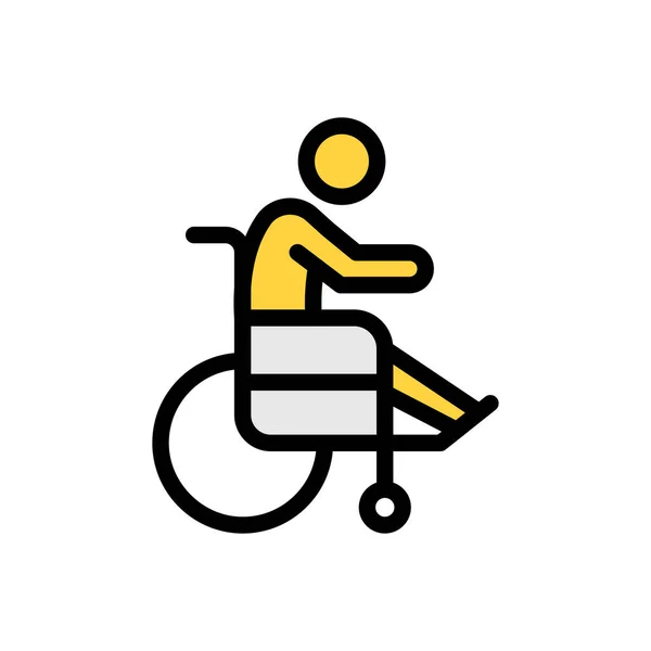 Illustration Vectorielle Handicap Sur Fond Transparent Symboles Qualité Premium Icône — Image vectorielle