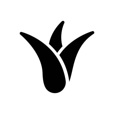 Şeffaf bir arkaplan üzerinde aloe vera vektör çizimi. Konsept ve grafik tasarım için en iyi kalite sembolleri..